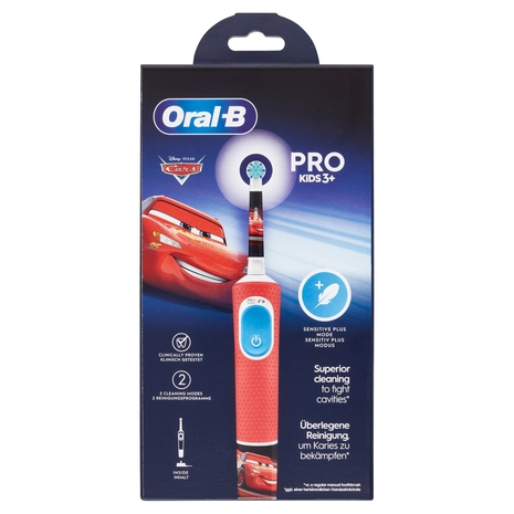 Oral-B Spazzolino Elettrico Ricaricabile Disney Pixar Cars Pro Kids3+
